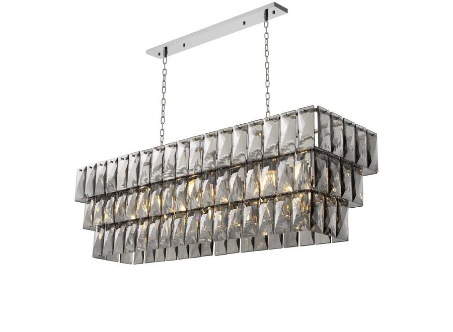 Chandelier Amazone - Rectangular  - Smoke