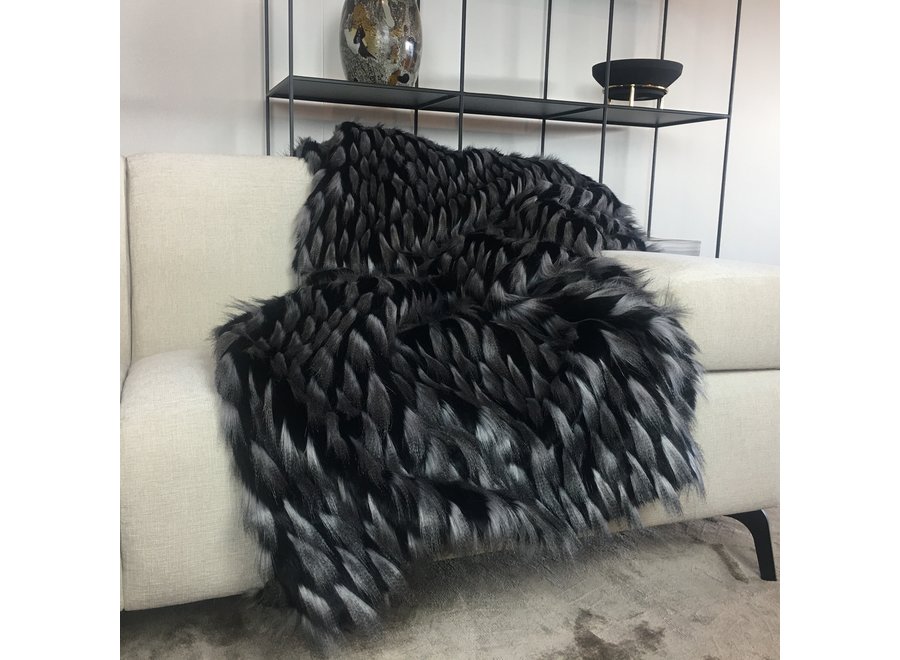 Fur plaid 'Guinea Fowl'