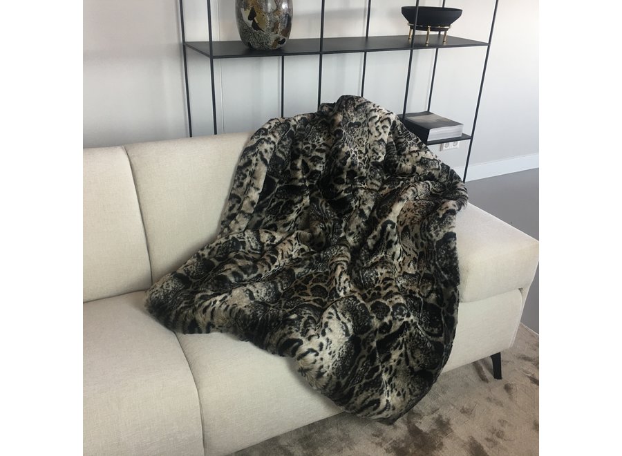 Fur plaid 'African Leopard'