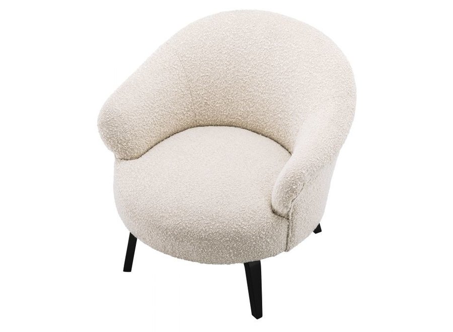 Chair 'Moretti' - Bouclé cream