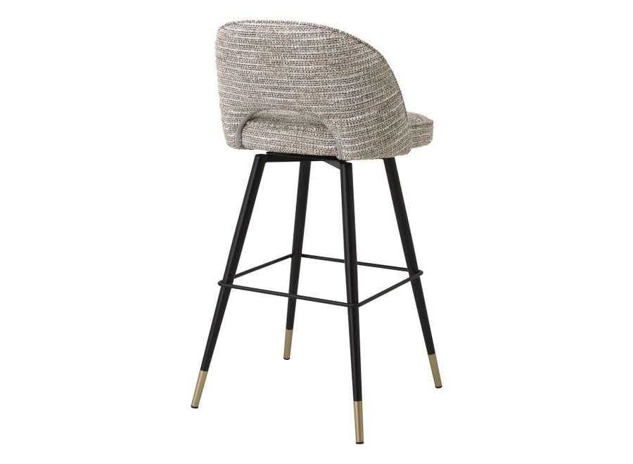 Bar stool 'Cliff' set of 2 - Mademoiselle beige