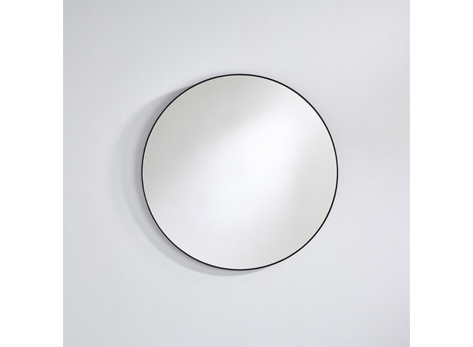 round mirror 'Hoop' Black M