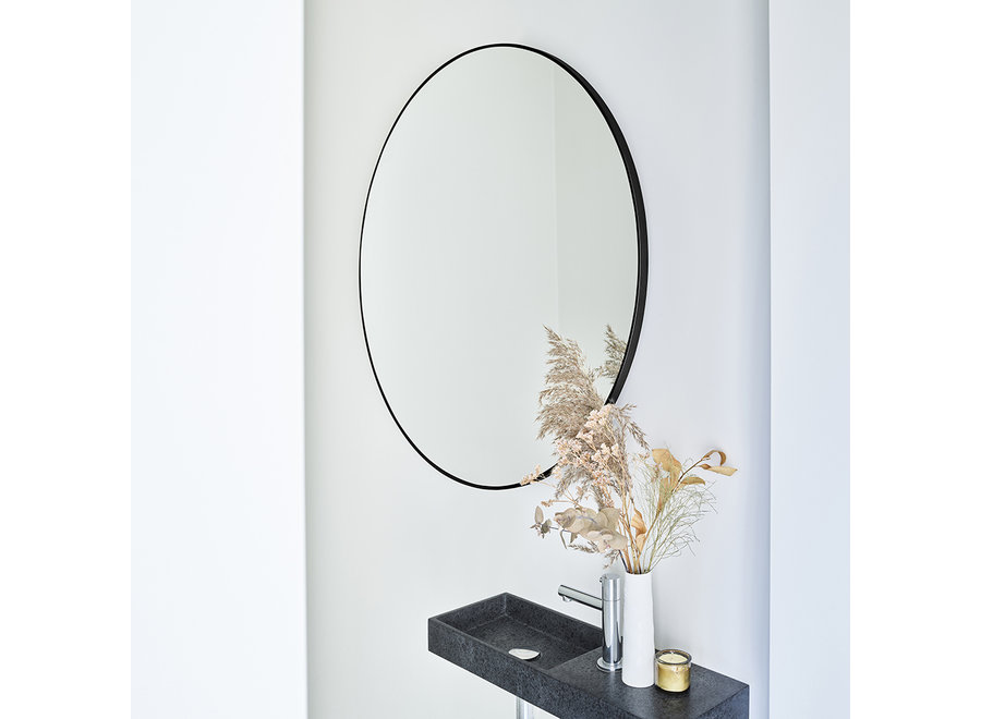 miroir rond 'Hoop' Black M