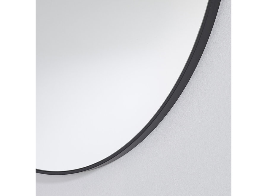 miroir rond 'Hoop' Black M