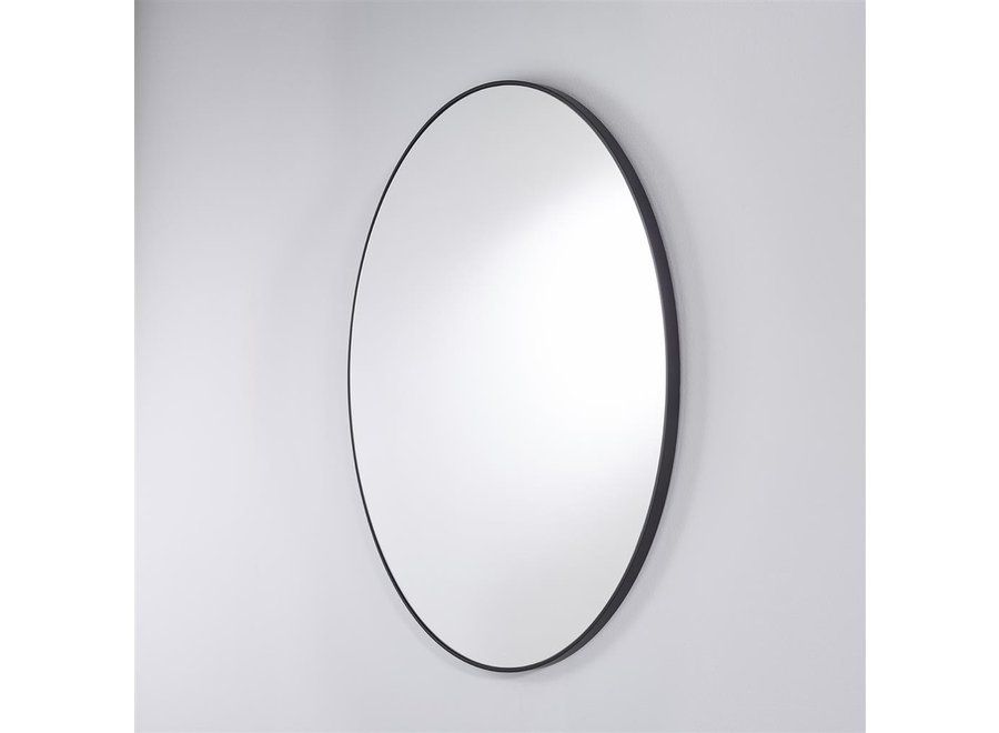 round mirror 'Hoop' Black M