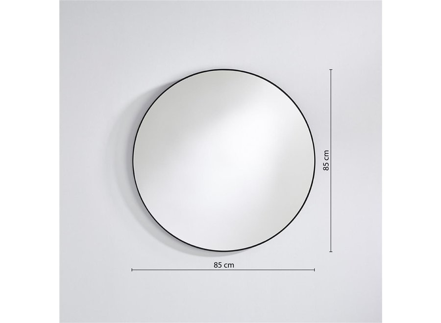 miroir rond 'Hoop' Black M