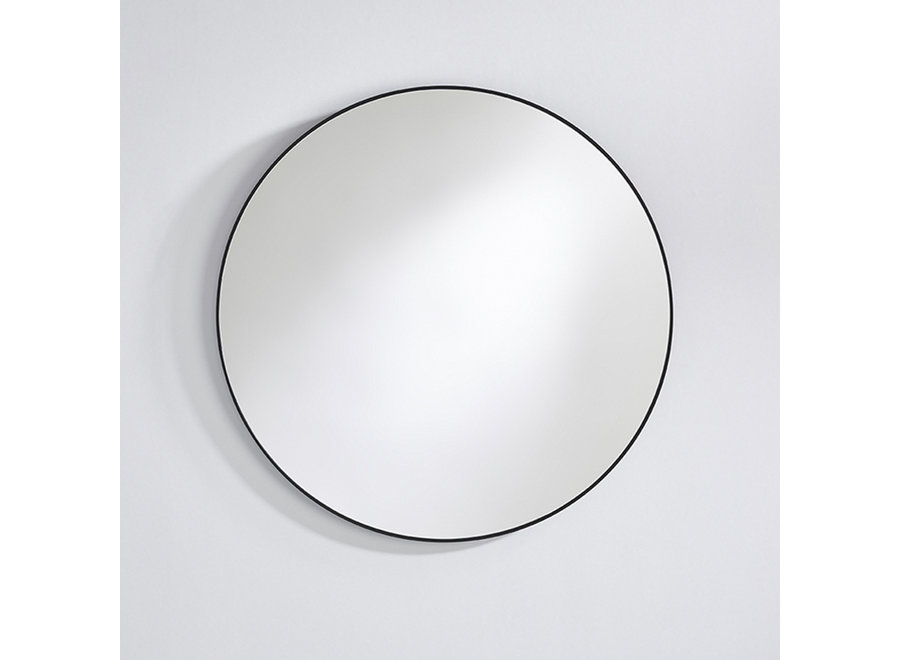 miroir rond 'Hoop' Black L