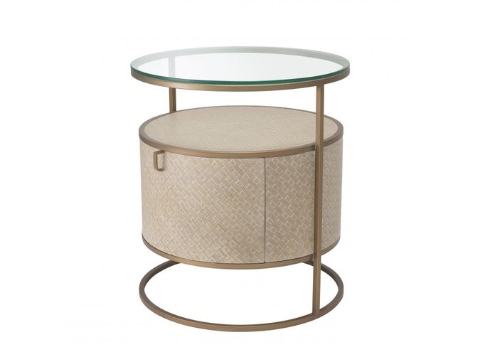 Bed Side Table Napa Valley - Brass