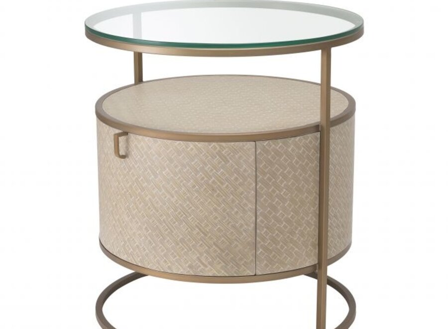 Bed Side Table Napa Valley - Brass