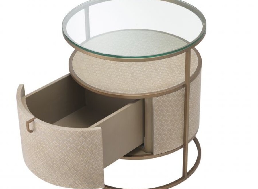 Table de chevet 'Napa Valley' - Brass