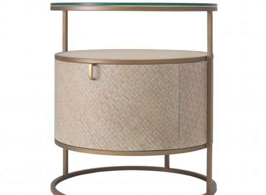 Table de chevet 'Napa Valley' - Brass