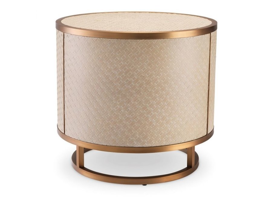 Side Table 'Napa Valley' -Brass