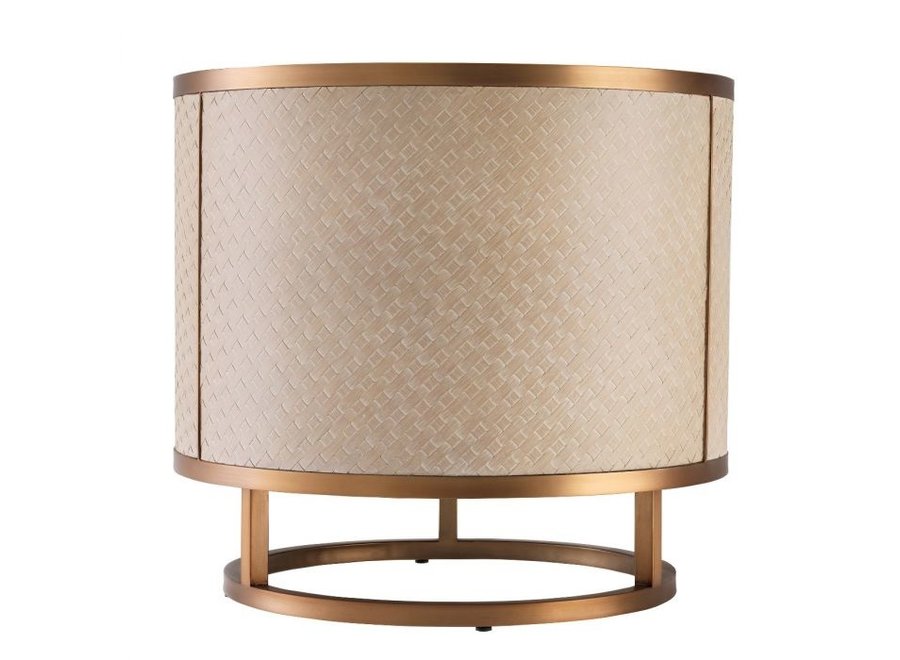 Side Table 'Napa Valley' -Brass