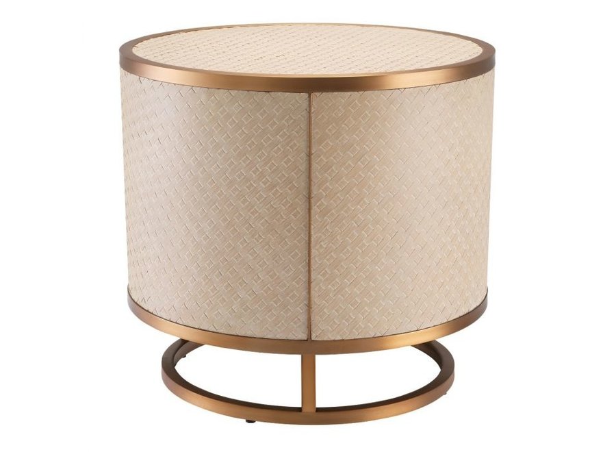 Side Table 'Napa Valley' -Brass