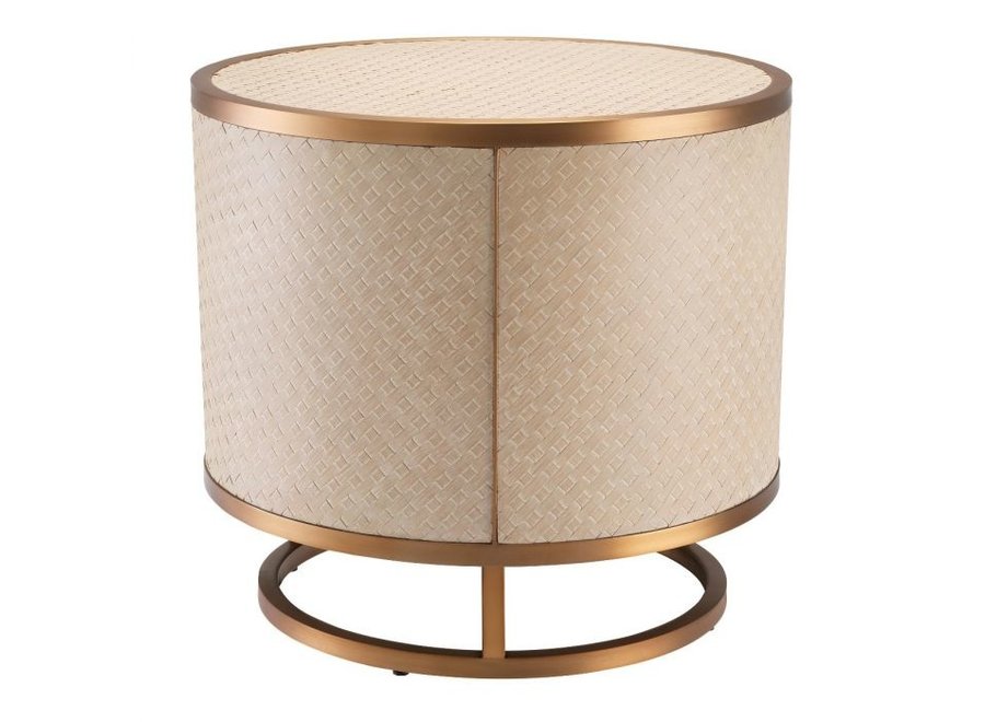 Table d'appoint 'Napa Valley' -Brass