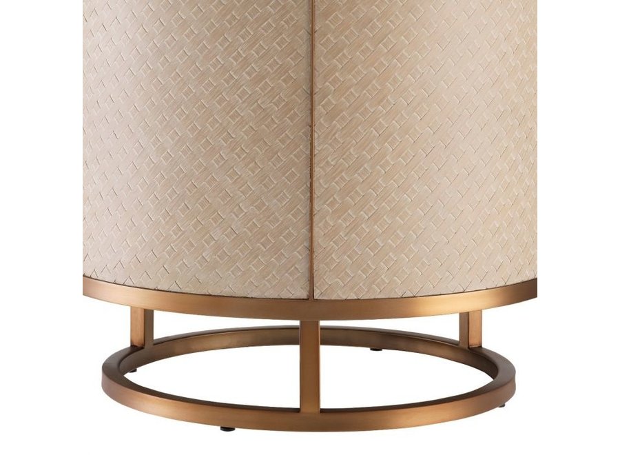 Side Table 'Napa Valley' -Brass