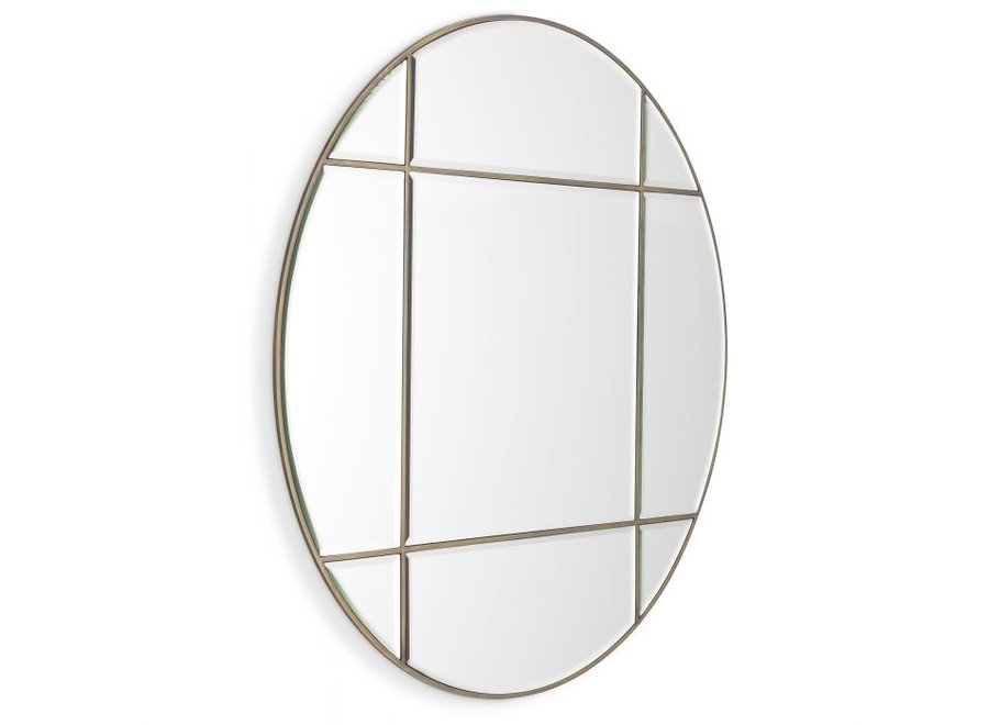 Miroir 'Beaumont' - Round - Brass