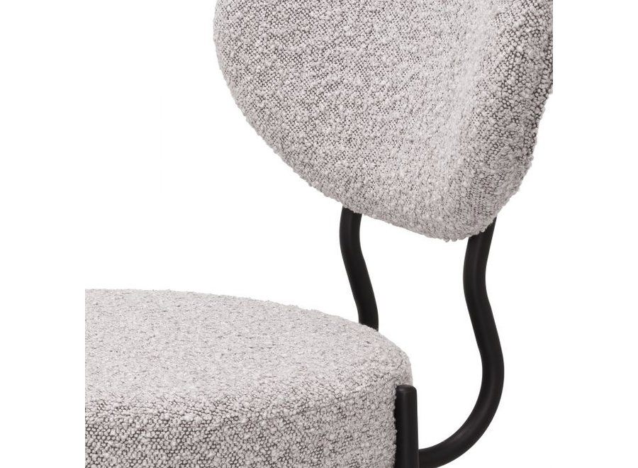 Chaise 'Vicq' (Set of 2) - Bouclé gris