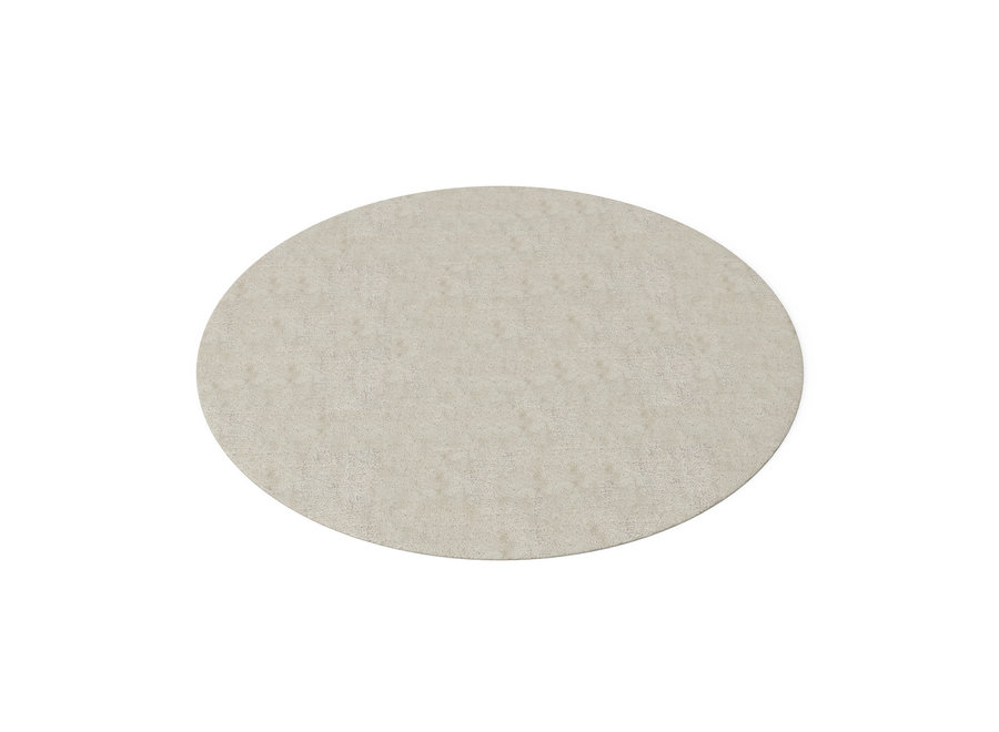 Carpet 'Lake' Beige - round