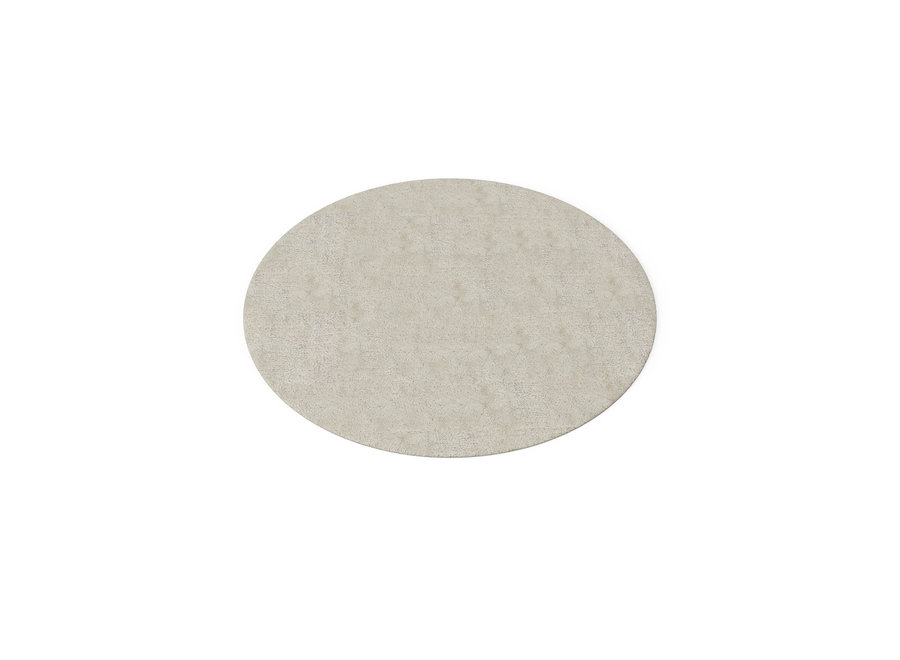 Tapis rond « Lake » beige