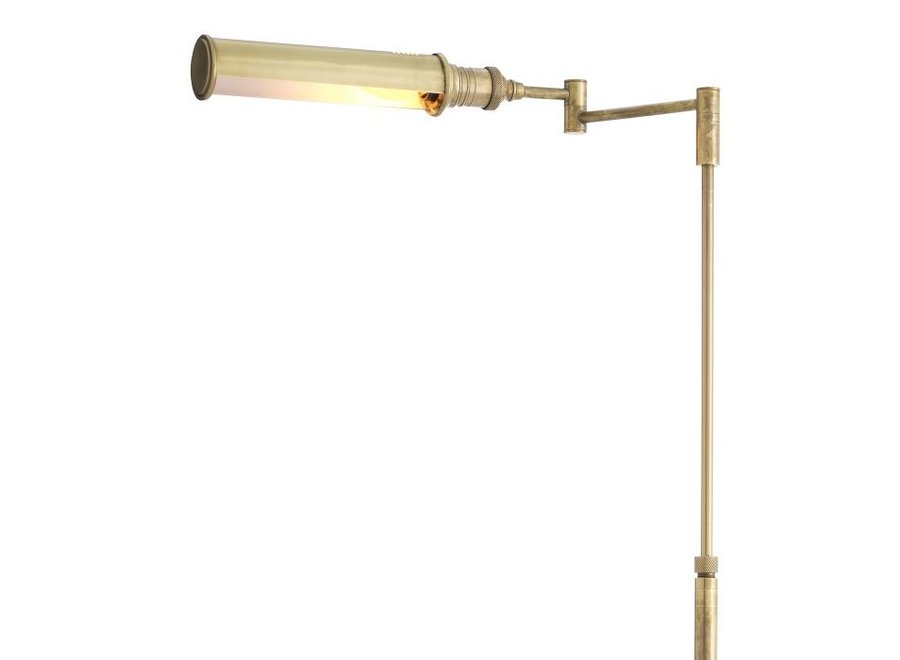 EICHHOLTZ Floor lamp 'Kingston' - brass - Wilhelmina Designs