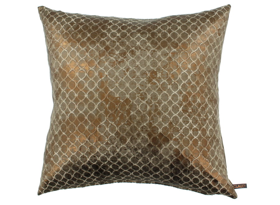 Decorative cushion Beddine W|Exclusives Bronze