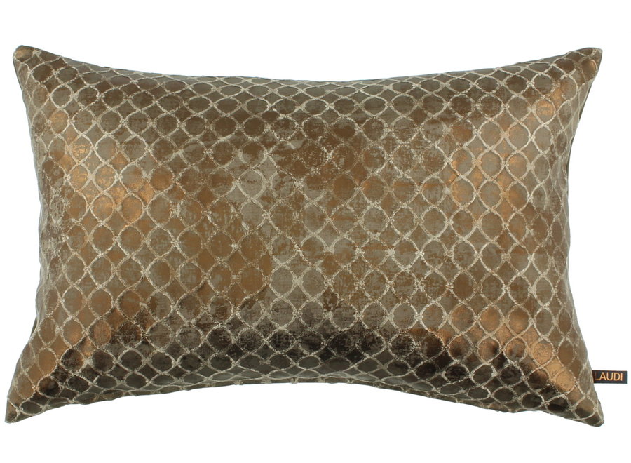 Decorative cushion Beddine W|Exclusives Bronze