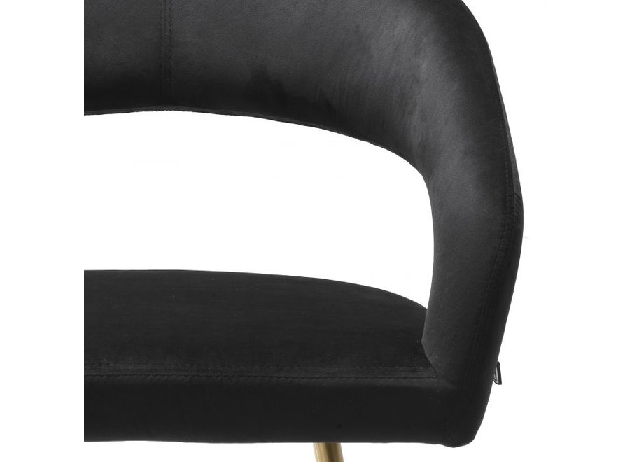 Chaise de salle à manger 'Bravo' - Savona noir