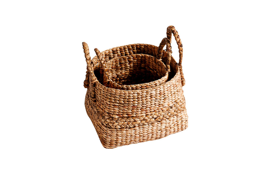 Basket set 'Handle' - Natural