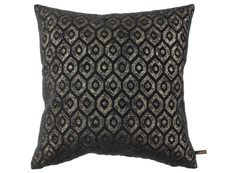 Decorative pillow Missy W|Exclusives Black/Gold