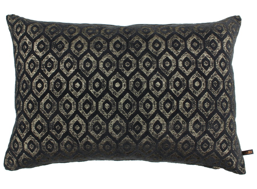 Decorative pillow Missy W|Exclusives Black/Gold