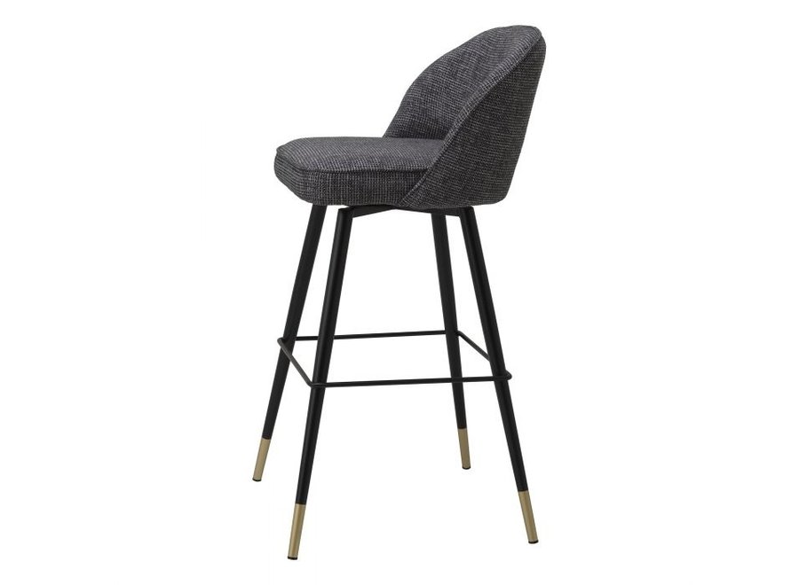 Tabouret de bar 'Cliff' set de 2 - Rocat black