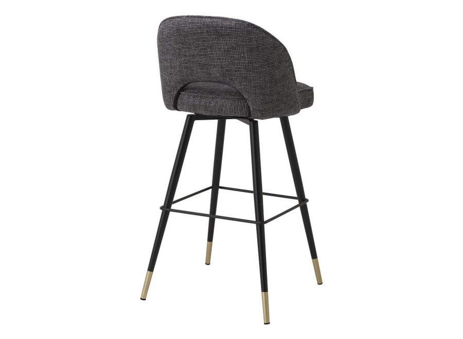 Bar stool 'Cliff' set of 2 - Rocat black