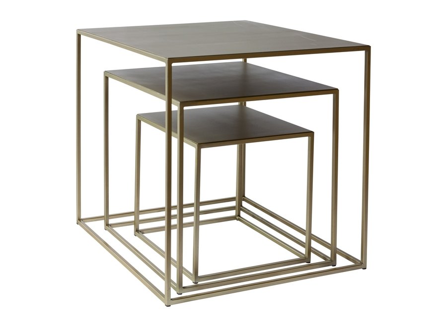 Side tables 'Milano' - Gold