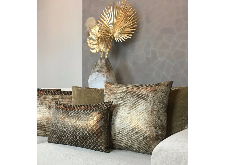 Decorative cushion Phyton W|Exclusives Bronze