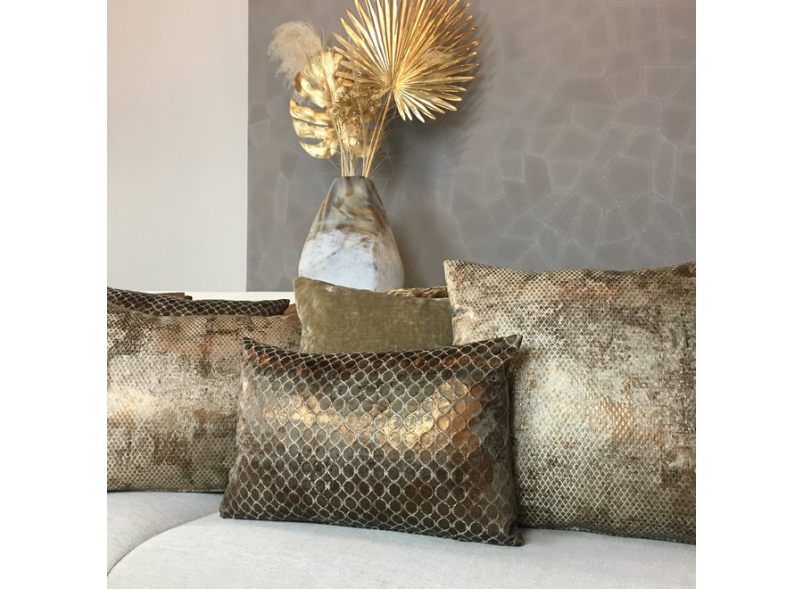 Decorative cushion Beddine W|Exclusives Bronze