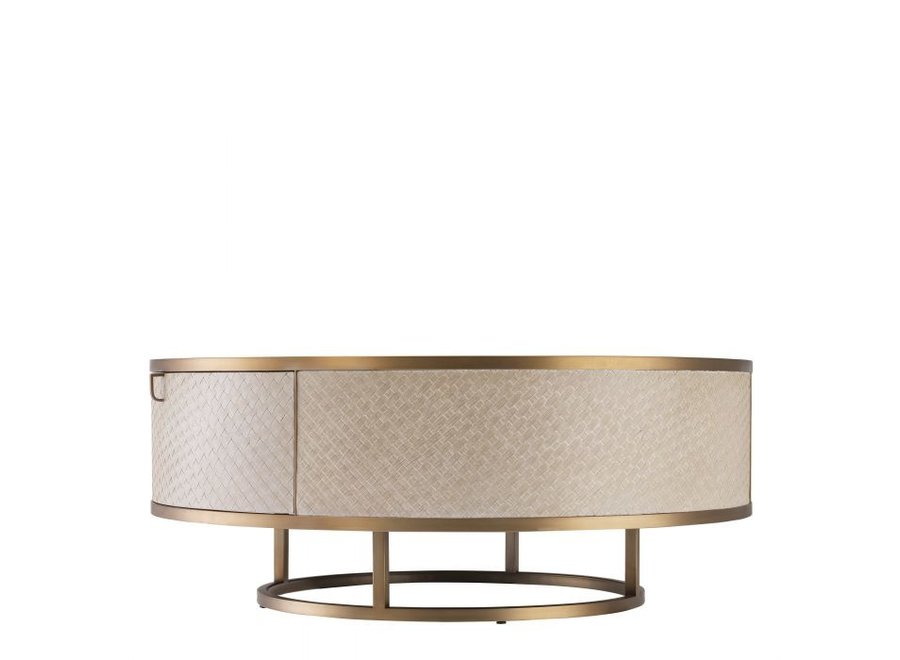 Table basse 'Napa Valley' -Brass