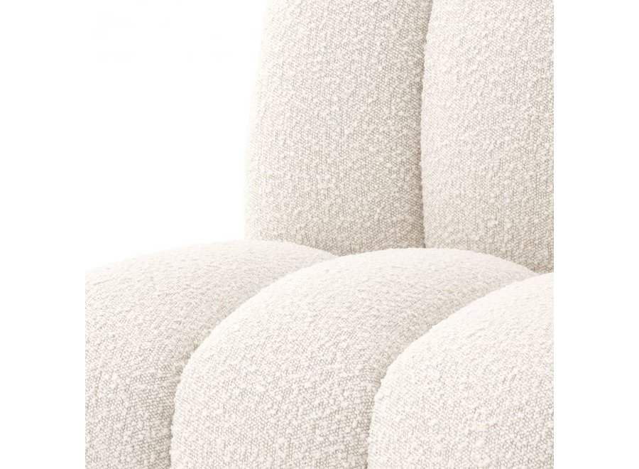 Chaise de salle à manger  'Kelly' - Bouclé cream