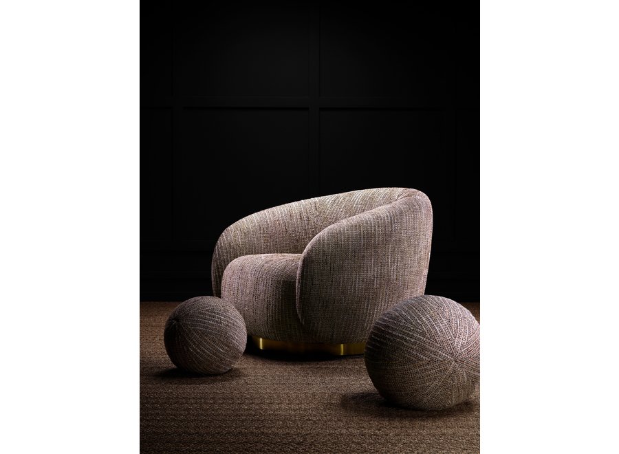 Swivel armchair 'Brice' - Mademoiselle beige