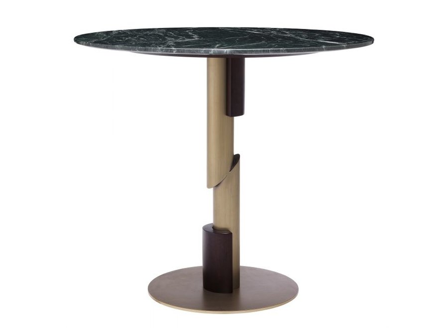 Dining table 'Flow' - Green Marble