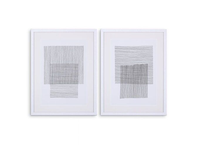 Prints Pencil Drawings 2er Set