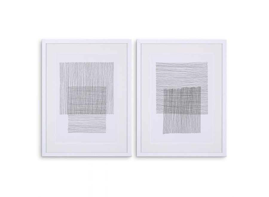 Prints Pencil Drawings set of 2