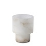 Albasten theelicht 'Lascar' - S - White