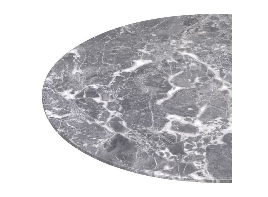 Dining table 'Flow' - Grey Marble