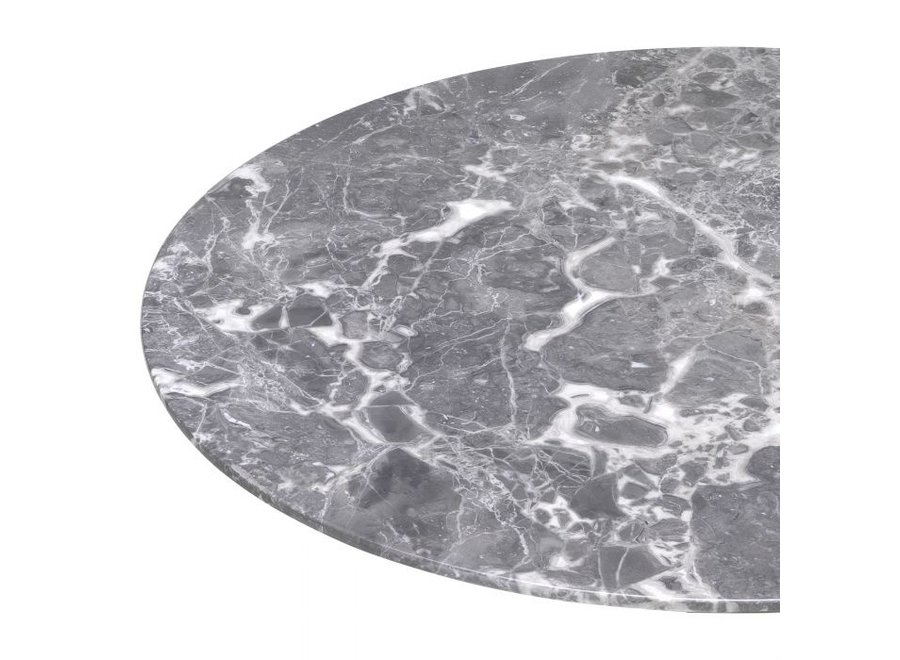 Table à manger 'Flow' - Grey Marble