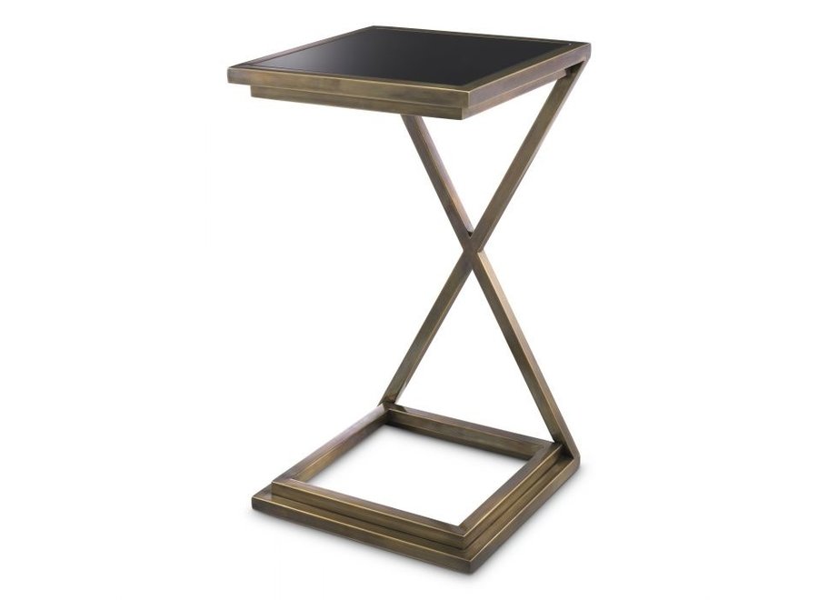 Table d'appoint 'Cross' - Brass