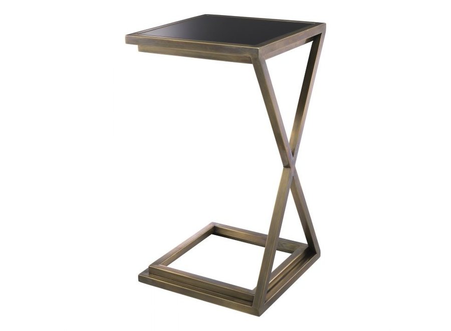 Table d'appoint 'Cross' - Brass