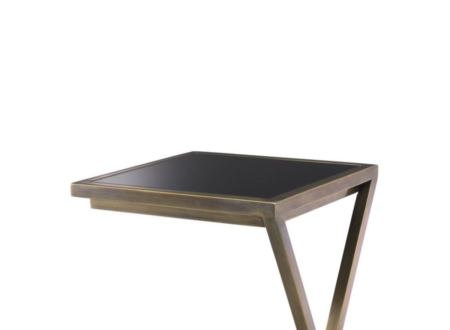 Side table 'Cross Brass'