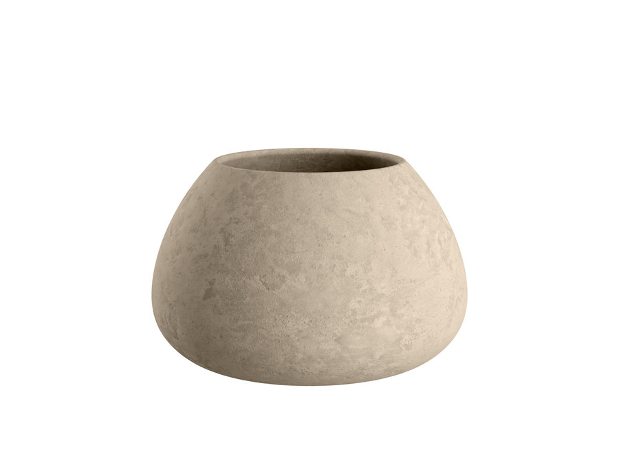 Pflanzgefäß 'Areca' - Beige