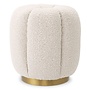 Tabouret 'Orchanic' - Bouclé cream